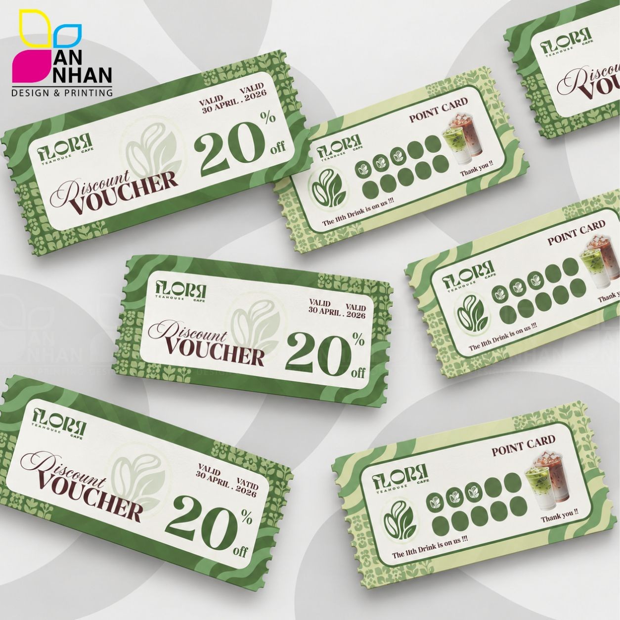 Voucher, coupon, phiếu mua h&agrave;ng